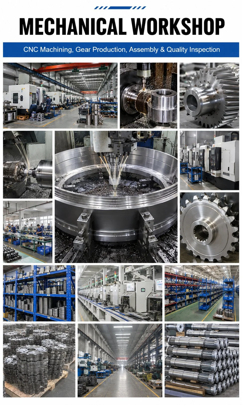 Korea Ever-Power heavy industrial sprocket manufacturing facility