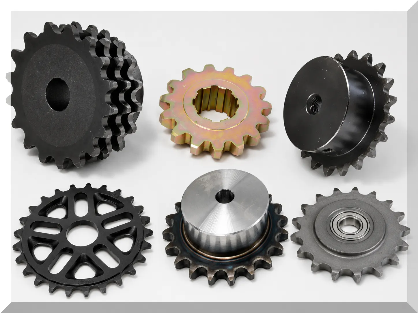 #180 chain sprocket C-hub heavy industrial large tooth count